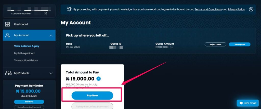 pay now dstv