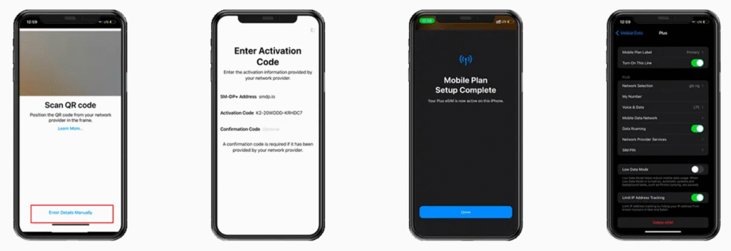 iPhone eSIM Activation