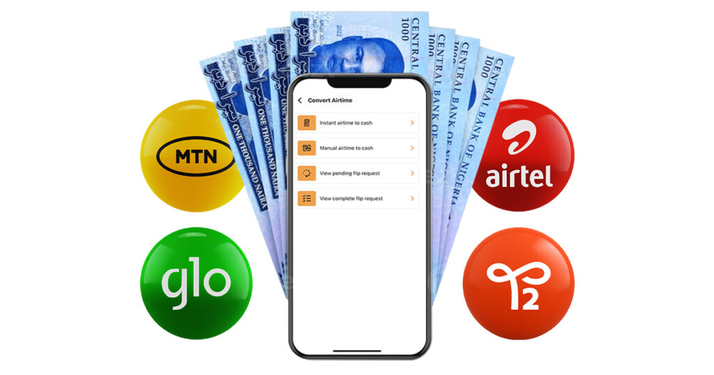 Airtimeflip product images - Airtime conversion