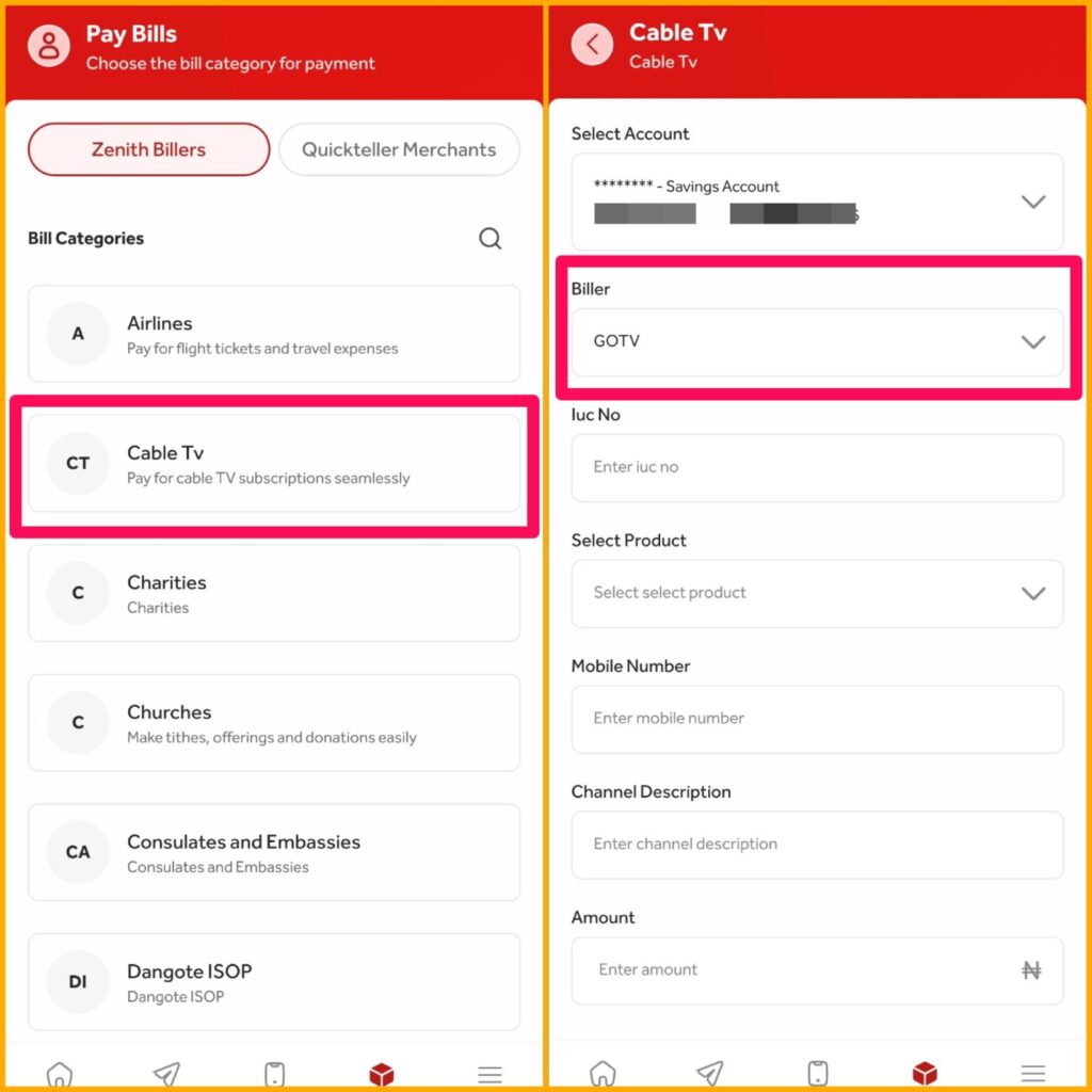 renew gotv with banking app